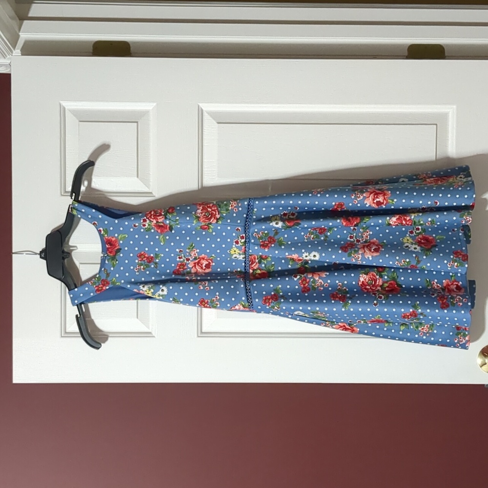 City Vibe floral/polkadot dress